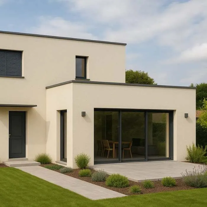 façade maison neuve